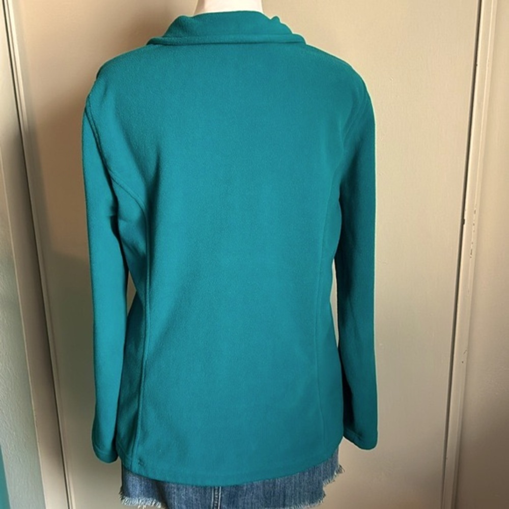 Land’s End Women’s Quarter Zip Pullover Long Sleeve Fleece Jacket - Picture 4 of 9